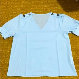 Light Blue Blouse